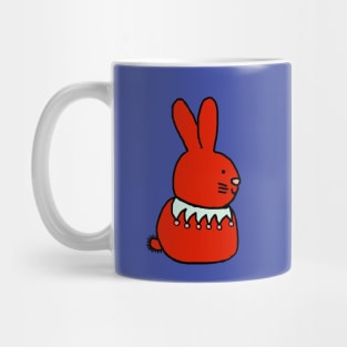 Red Bunny Rabbit Mug